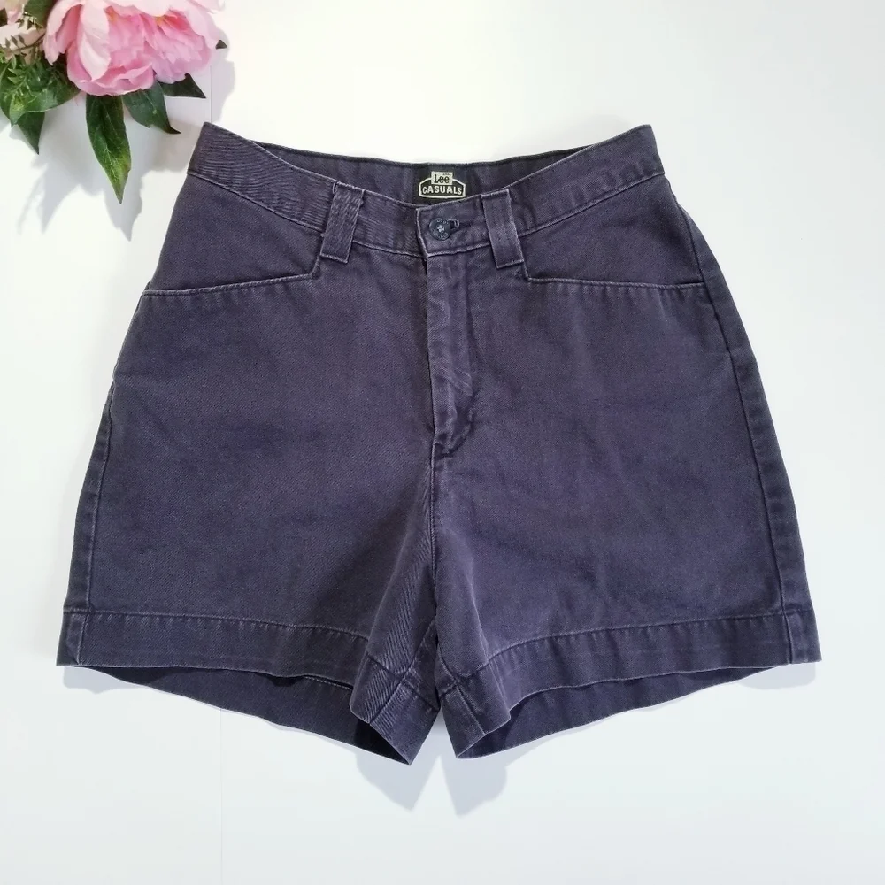 Vintage Lee Casuals 90s High Waist Mom Jeans Short